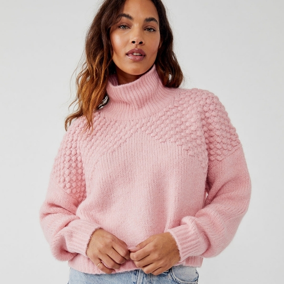 Free People Sweaters - Free People Bradley Pullover Bubble Gum Sz S